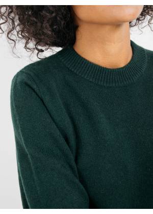 Pull cachemire femme col rond oversize Vert suzanne, Pull JESSY