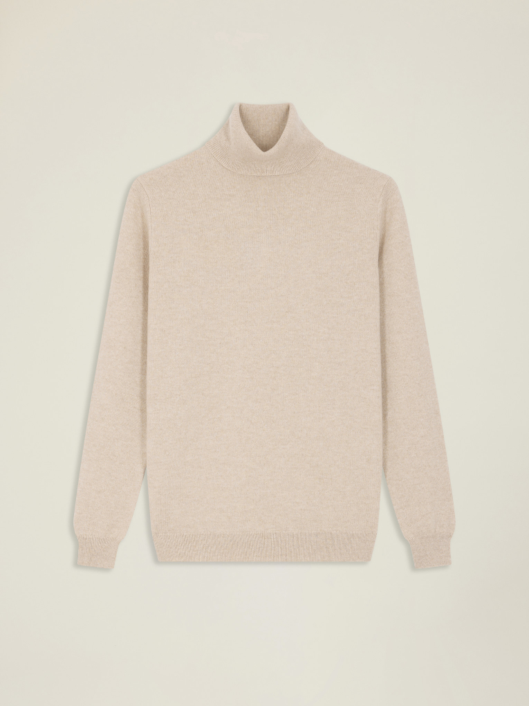 Light beige turtleneck best sale