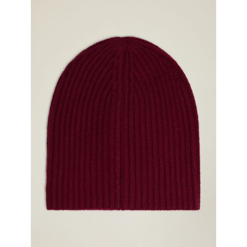 Cashmere Hat BegeBurgundy