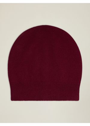 Cashmere Hat ManranBurgundy